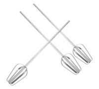 RUNROTOO Accessoires 3 pour Électrique Œufs en Batteur à Acier Inoxydable Argenté Pièces Résistantes à L'usure Mélange de Cuisine Professionnelle et Farces Réutilisable