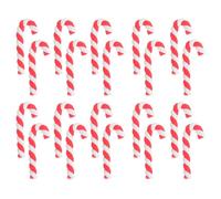 RUNROTOO Accessoires de Bâtons de Noël en Argile Rouge 20pcs pour Décoration Créative DIY Coque de Téléphone et Trousse à Crayons, pour Projets Artisanaux de Noël