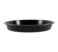 RUNROTOO Acier au Carbone Moule à Pizza Noir Antiadhésif Rond pour Four | Usage Domestique, Design Simple, Multifonction, Facile à Utiliser, Compatible Cuisson de Gâteaux
