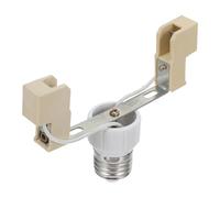 RUNROTOO Adaptateur de Douille Installation Facile en Céramique vers R7s E27 et Design Stable pour Ampoules Halogènes pour Éclairage Intérieur la Maison