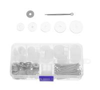 RUNROTOO Articulations à Rotule Mobiles Accessoires Joints de Poupée en Acrylique et Métal Compatibilité Multi-Tailles 12-20mm pour Fabrication de Poupées DIY pour Projets Créatifs