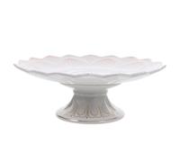 RUNROTOO Assiette D'offrandes Bouddhistes de 18 Cm en Céramique Blanche Bol Polyvalent Design Élégant et Pratique pour Fruits Secs et Décoration pour Parfum et Offrandes