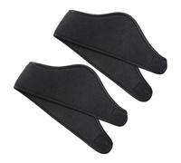 RUNROTOO Bandeau Oreille Chaud Hiver en Polyester 2pcs Unisexe pour Sports D'extérieur Protection Le Froid et Maintien Chaleur