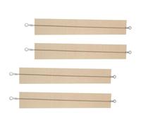 RUNROTOO Bandes Chauffantes de Rechange pour Scelleuse Thermique Manuelle, 4 Pièces, Fil Plat de 300 Mm Tissu, Éléments Chauffants pour Machine à Emballer sous Vide, Accessoires Scellant