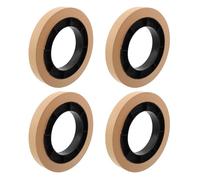 RUNROTOO Bandes de Devises Outils pour Gestion D'espèces 4 Rouleaux en Papier Kraft pour Banque Design Gain de Place, Intégration Facile en Institution Financière
