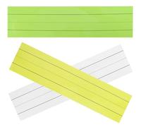 RUNROTOO Bandes Magnétiques Effaçables à Sec Pet Aimantées pour Tableau des Tâches Ménagères, Réutilisables, 3 Pièces, pour Étiquettes Nominatifs et Autres Occasions