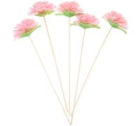 RUNROTOO Bâtonnets Diffuseurs de Fleurs en Bois Naturel 5pcs pour Diffuseur à Roseaux en Rotin, Léger et Décoratif pour Petits Vases D'huile Essentielle