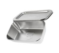 RUNROTOO Boîte à Beurre Inox Couvercle Étanche et Compartiment de Rangement, Format Rectangulaire, Adaptée pour Conservation Réfrigérateur et Usage Quotidien