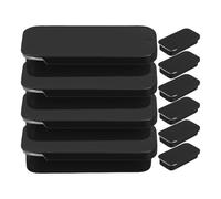 RUNROTOO Boîtes à Chewing-Gum Mini Rectangulaires en Fer-Blanc Lot de 10 Couvercle Coulissant pour Rangement de Friandises Format Poche