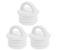 RUNROTOO Bouchon Compatible Large 3pcs pour Seau à Serpillière en Caoutchouc Prévention des Fuites, Accessoire Salle de Bain pour Bureaux et Commerciaux