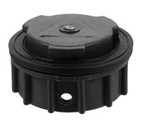 RUNROTOO Bouchon en Plastique pour Poubelle 660 L Noir, Étanche et Stable, Installation Facile, Adapté pour Poubelle Extérieure Trou de Vidange Renforcé