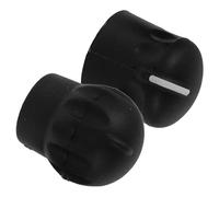 RUNROTOO Bouton de Potentiomètre Antidérapant Capuchon de Commande en Plastique Noir, Ajustement par Pression pour Radio Xts3000 pour Sécurité Extérieure et Services D'urgence