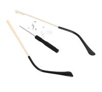 RUNROTOO Branches de Remplacement Métalliques Ressorts Flexibles Dorées, Accessoires pour Réparation de Montures, Paire pour Lunettes de Soleil, Usage Quotidien