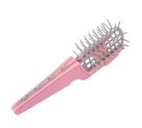 RUNROTOO Brosse à Cheveux Multifonction Légère en Tpr Coussin Creux pour Massage du Cuir Chevelu, Compacte Coiffage Quotidien ou Voyage