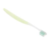 RUNROTOO Brosse à Dents Manuelle Adulte, Poils Souples, Tête en U pour Appareils Dentaires, Nettoyage Interdentaire, Manche Ergonomique Vert, Soin des Gencives Délicates