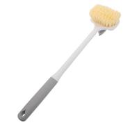 RUNROTOO Brosse à Pied Exfoliante à Long Manche en Plastique et Silicone, Exfoliation Douce des Pieds sans Effort, pour Spa à Domicile et Femmes Enceintes