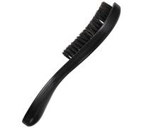RUNROTOO Brosse à Poils Naturels pour Moustache et Cheveux, Design Ergonomique Coiffage Confortable, Facile à Glisser Votre Paquet, pour Hommes et Femmes