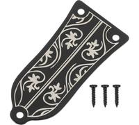 RUNROTOO Cache-tige de Réglage en Fer Noir pour Guitare Portable, Accessoire Améliorant le Son Vis, pour Amis Élève la Guitare