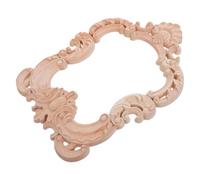 RUNROTOO Cadre en Bois en Relief Creux, Style Européen Mural Décoratif | Bois Marron, Textures Riches et Finition Luxueuse, Montage Simple, pour Intérieur et Zones à Fort Passage