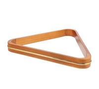 RUNROTOO Cadre Ranger Support pour Boules Billard pour Léger et Facile à Trépied en Bois de Pin Triangle