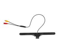 RUNROTOO Caméra de Recul pour 8 LED, Étanche et Facile à Installer, Vision Nocturne 720p, Caméra Arrière Intégrée pour Plaque D'immatriculation