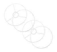 RUNROTOO Carcasse Abat Jour en Fer Blanc Lot de 2 Sets de Sets pour Lampe de Salon Support Douille E27 Cadre Solide et Sûr pour Abat-jour DIY à Usage Familial