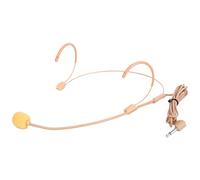 RUNROTOO Casque-Micro pour Chanter Microphone Flexible Filaire, Oreillette Couleur Chair Légère, Amplificateur de Voix pour Enseignants, Guides Touristiques et Spectacles