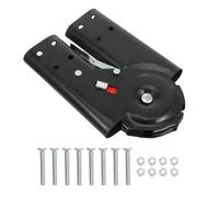 RUNROTOO Charnière D'échelle en Fer Robuste Mécanisme de Verrouillage Sécurisé, Accessoires pour Échelle Pliable, Joint Plat Rond de 5 Cm, pour Escabeau et Escalier