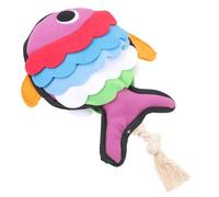 RUNROTOO Chien de Poisson à Renifler, Multi-Usage Corde en Coton et Polaire, d'alimentation Lente pour Animaux de Compagnie Interactif