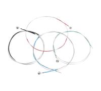 RUNROTOO Cordes de Violon 1/2 Jeu Complet de 4 en Métal, Accessoires de Réparation pour Violonistes Débutants, pour Pratique Musicale et Entretien d'Instrument, Son Clair