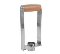 RUNROTOO Coupe-ananas avec manche en bois : Trancheur d'ananas manuel en acier inoxydable - Plus facile et plus rapide - Outil de cuisine pour retirer le trognon des fruits