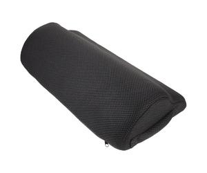 RUNROTOO Coussin de Posture pour Genoux et Jambes en Tissu Mesh Noir, Repose-Pieds de Bureau Ergonomique pour Prévenir Douleurs et Fatigue Lors de Voyages en Train ou Avion