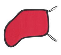 RUNROTOO Coussinet de Violon 3/4-4/4 en Coton 100% Naturel Rouge, Mentonnière Confortable et Souple, Accessoire pour Violon Hypoallergénique, Support Épaule Ergonomique pour Instruments