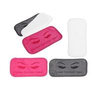 RUNROTOO Coussinets Frontaux Facile à Nettoyer en Tissu Doux et Confortable Pack de 6 Pièces pour Extensions de Cils pour Processus D'extension de Cils