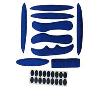 RUNROTOO Coussinets pour Protection et Confort en Mousse Épaisse Intérieurs de Casque de Vélo Absorbant la Sueur, Rembourrage Polyester et Plastique Lors Pratique du Cyclisme