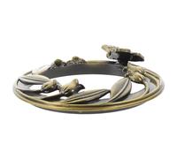 RUNROTOO Couvercle Alliage pour Bougie Aromathérapie Chic Design Ajouré Vintage Anti-vent et Accumulation de Chaleur Compatible Bougies pour Diffuseur Aromathérapie et Ambiance Rétro