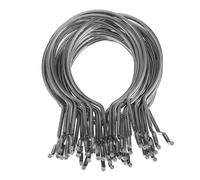RUNROTOO Crochets Robustes Efficacité Organisationnelle en Acier Inoxydable Lot de 20 pour Panneau Perforé et Usage en Garage ou Magasin