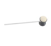 RUNROTOO de Pédale de Batterie Accessoire Pratique pour Batterie et Set de Noir en Acier Inoxydable Feutre pour Batteur