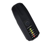 RUNROTOO Détecteur Portable de Champs Magnétiques Emf en Abs Noir Indication de Force pour Usage Domestique et Industriel, Testeur de Rayonnement Électromagnétique Précis