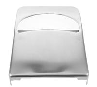 RUNROTOO Distributeur de Housses de Siège de Toilettes en Acier Inoxydable 304, Support Mural Adhésif, Capacité Multiple pour Salle de Bain Commerciale, Entretien Facile