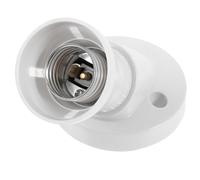 RUNROTOO Douille E27 à Col Incliné en Bakélite pour Kit de Réparation de Lampe, Support de Lampe Coudé Convenant aux Luminaires Plafonniers et Usage Domestique