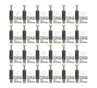 RUNROTOO Ensemble De 20 Kit de Vis de Verrou à Came Excentrique en Alliage de Zinc et Plastique pour Armoire à Tiroirs, Fixation Stable et Design Caché pour Montage de Meubles Neufs