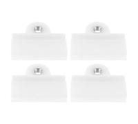 RUNROTOO Ensemble de 4 Clips de Vitre de Voiture Universels en Plastique Blanc pour Fixation et Levage du Verre, Adaptés aux Vitres Latérales et Bas de Caisse, Solide et Esthétique