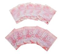RUNROTOO Étiquettes Autocollantes Capacité Suffisante sans Trace Faciles à Utiliser 10 Pcs en Papier Rose Flamant pour Notes Créatives et Organisation Girly