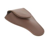 RUNROTOO Étui de Protection en Cuir Pu pour Protège-ciseaux à Cuticules, Facile à Transporter, Solide, Adapté aux Hommes et Femmes, Se Glisse Trousse de Maquillage ou Poche