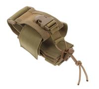 RUNROTOO Étui pour interphone en Tissu Oxford Kaki, Pochette Ajustable pour GPS et téléphone, extérieur pour Camping et Alpinisme