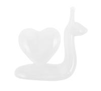 RUNROTOO Figurine d'escargot en Verre soufflé, Petite Statuette Animale en Verre, Presse-Papier Escargot de Collection pour Chambre, bibliothèque, Anniversaire ou décoration de Table