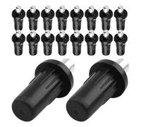 RUNROTOO Goupilles de Remplacement Télescopiques Résistantes Lot de 40 Broches en Plastique et Fer et Faciles à Installer pour Volets pour Réparation de Persiennes