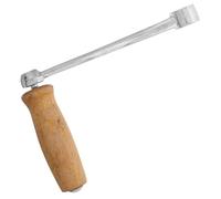 RUNROTOO Hachoir à Viande Manuel Multifonction en Acier Inoxydable Poignée Ergonomique en Bois, Manivelle Compacte Cuisine Domestique et Préparation Alimentaire