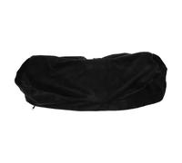 RUNROTOO Housse de Coussin Remplaçable et Confortable en Flanelle Noire de U Support Ergonomique pour Nuque pour Extensions de pour Salons de